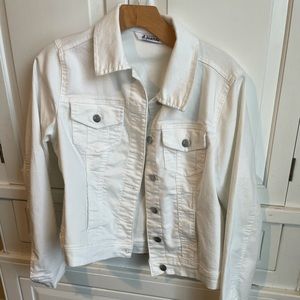 White Denim-look Jacket